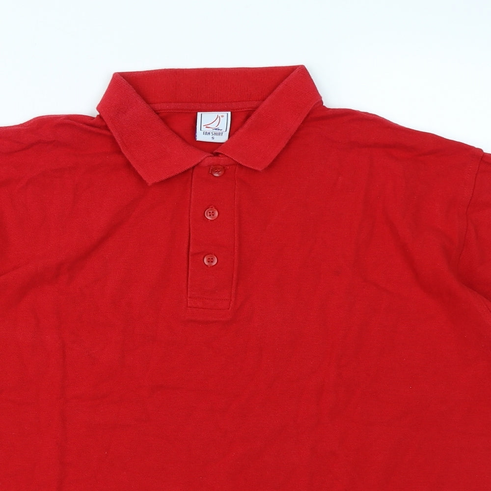 Fan Shirt Mens Red    Polo Size S