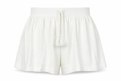 Matalan Girls White   Sweat Shorts Size 7 Years