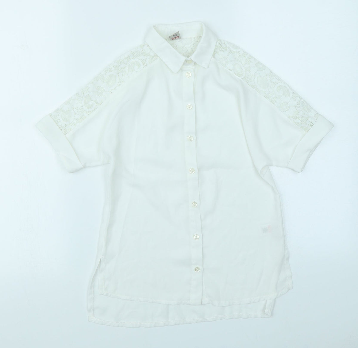 Tu Girls White   Basic Blouse Size 6 Years