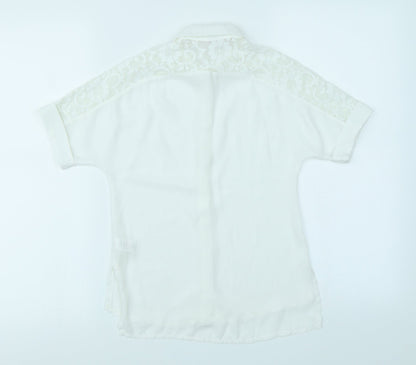 Tu Girls White   Basic Blouse Size 6 Years