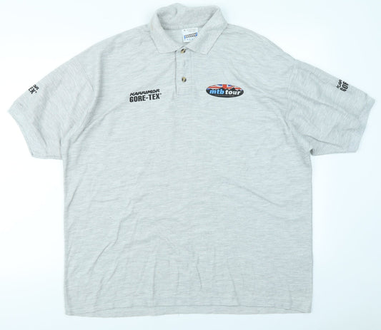 Screen Stars Mens Grey    Polo Size XL