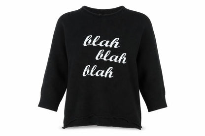 Papaya Womens Black   Pullover Jumper Size S