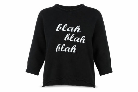 Papaya Womens Black   Pullover Jumper Size S