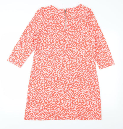 Marilyn&John Womens Orange Animal Print  A-Line  Size M