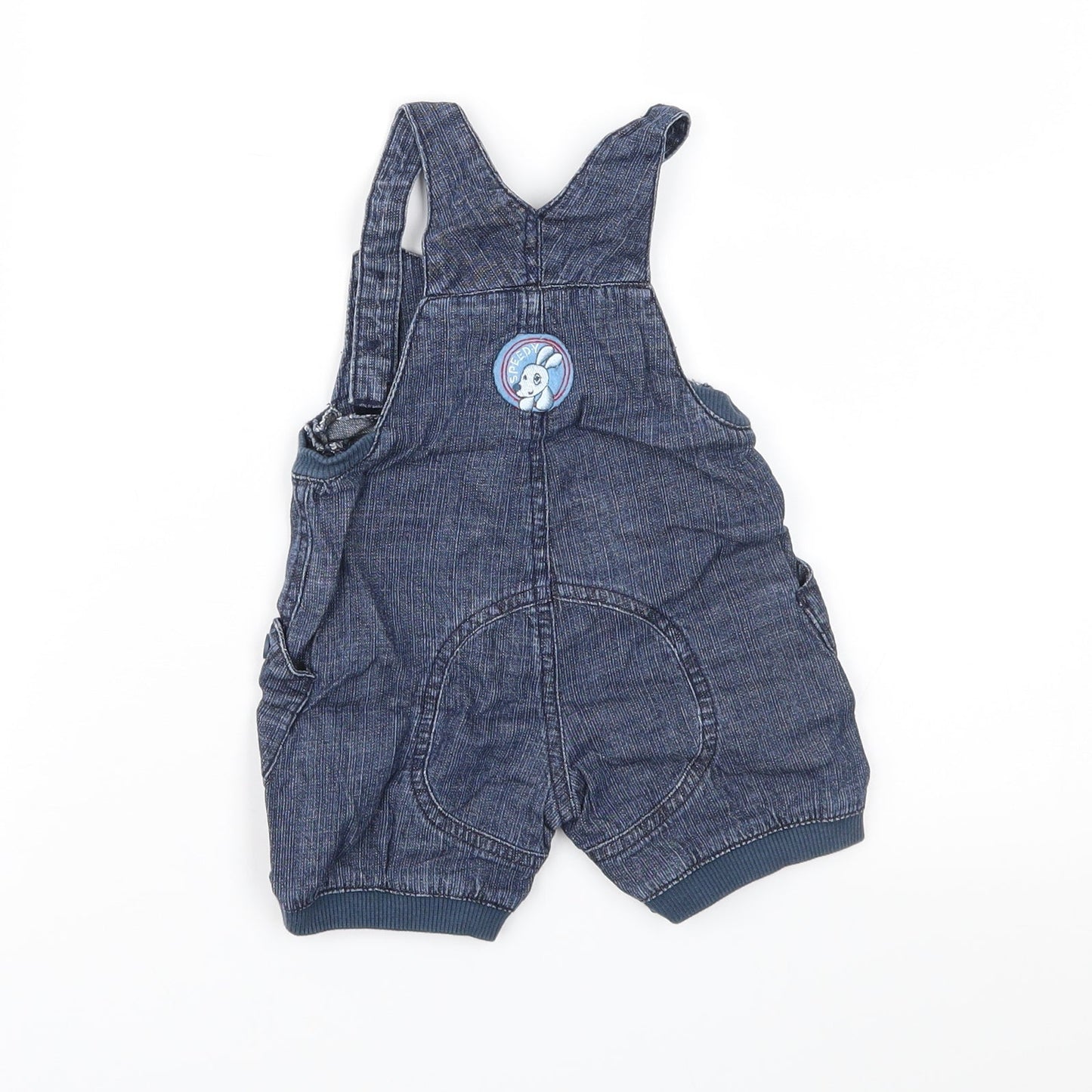 TU Baby Blue  Denim Romper One-Piece Size 3-6 Months