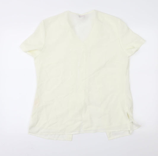 Bonmarché Womens Ivory   Basic Blouse Size 12