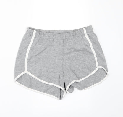 Boohoo Womens Grey   Hot Pants Shorts Size 8