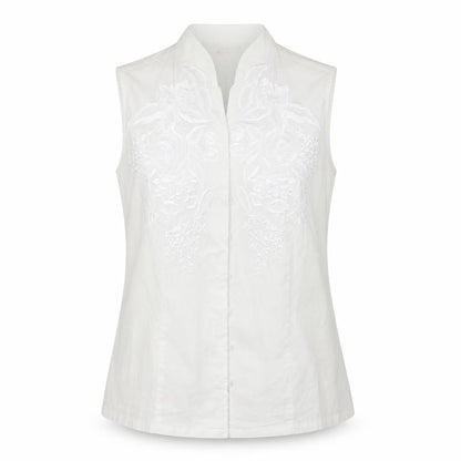 lex.i.con Womens White   Tunic Button-Up Size M