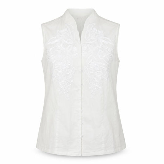 lex.i.con Womens White   Tunic Button-Up Size M
