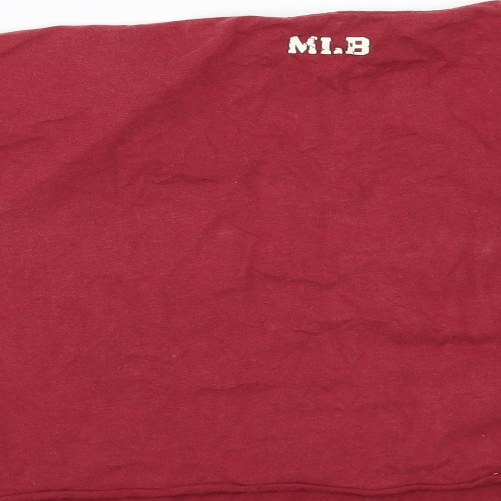 Major League Baseball Womens Red   Cropped T-Shirt Size XL  - Customised Cropped