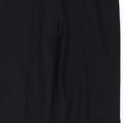 Womens UK Size 10 Papaya Regular Fit  Black Trousers