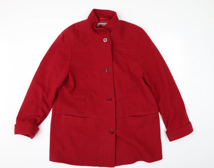 Womens UK Size 14 Marks and Spencer Red Jacket