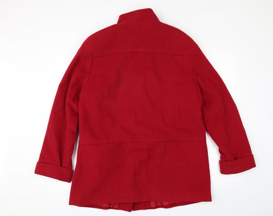 Womens UK Size 14 Marks and Spencer Red Jacket