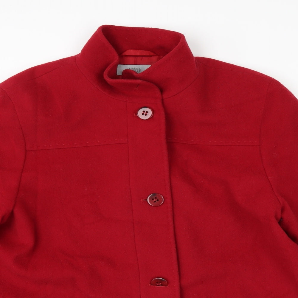 Womens UK Size 14 Marks and Spencer Red Jacket