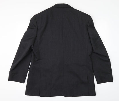 Mens UK Size 42 Debenhams Regular Grey Suit Jacket