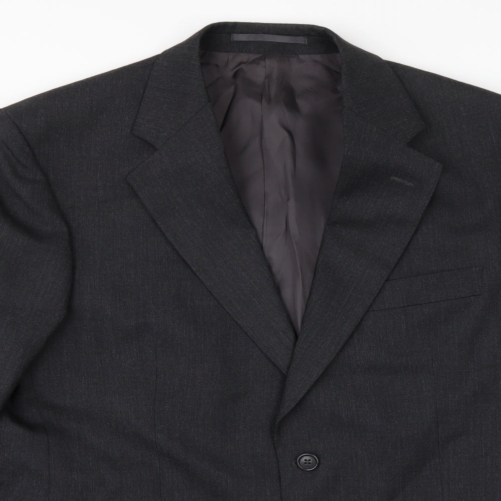 Mens UK Size 42 Debenhams Regular Grey Suit Jacket