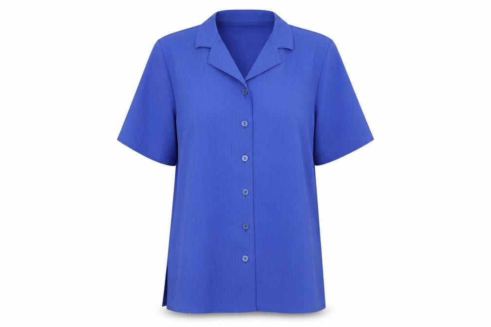 Fisser Womens Blue   Basic Blouse Size 12