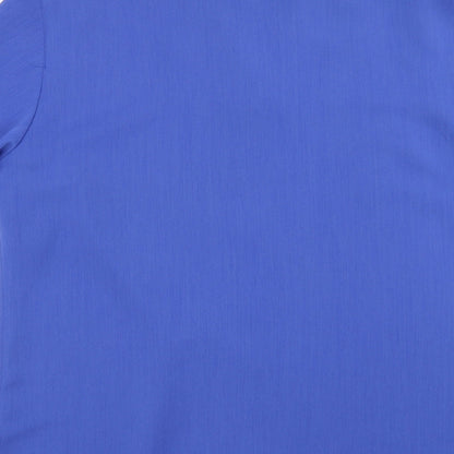 Fisser Womens Blue   Basic Blouse Size 12