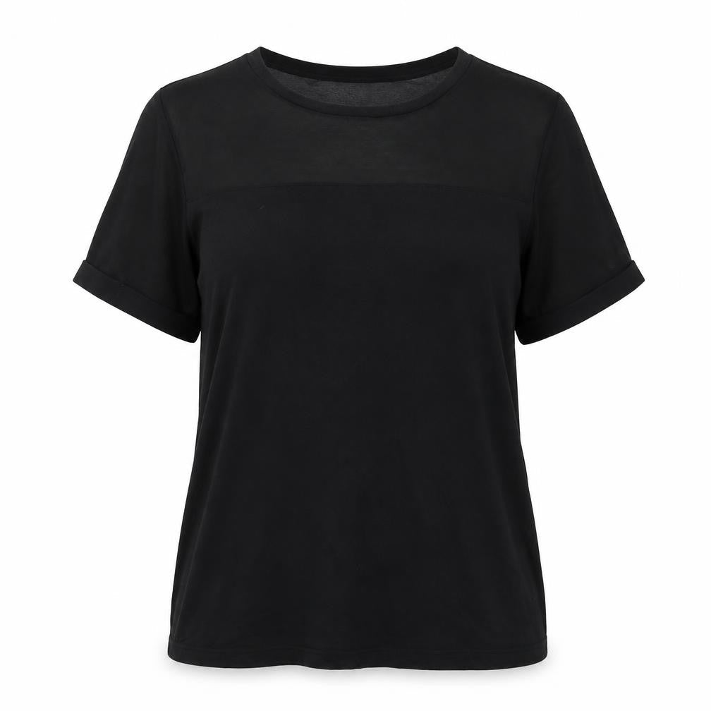 Womens UK Size 12 Warehouse Black Basic Blouse