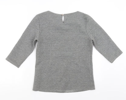 xana Womens Grey   Pullover Sweatshirt Size 8
