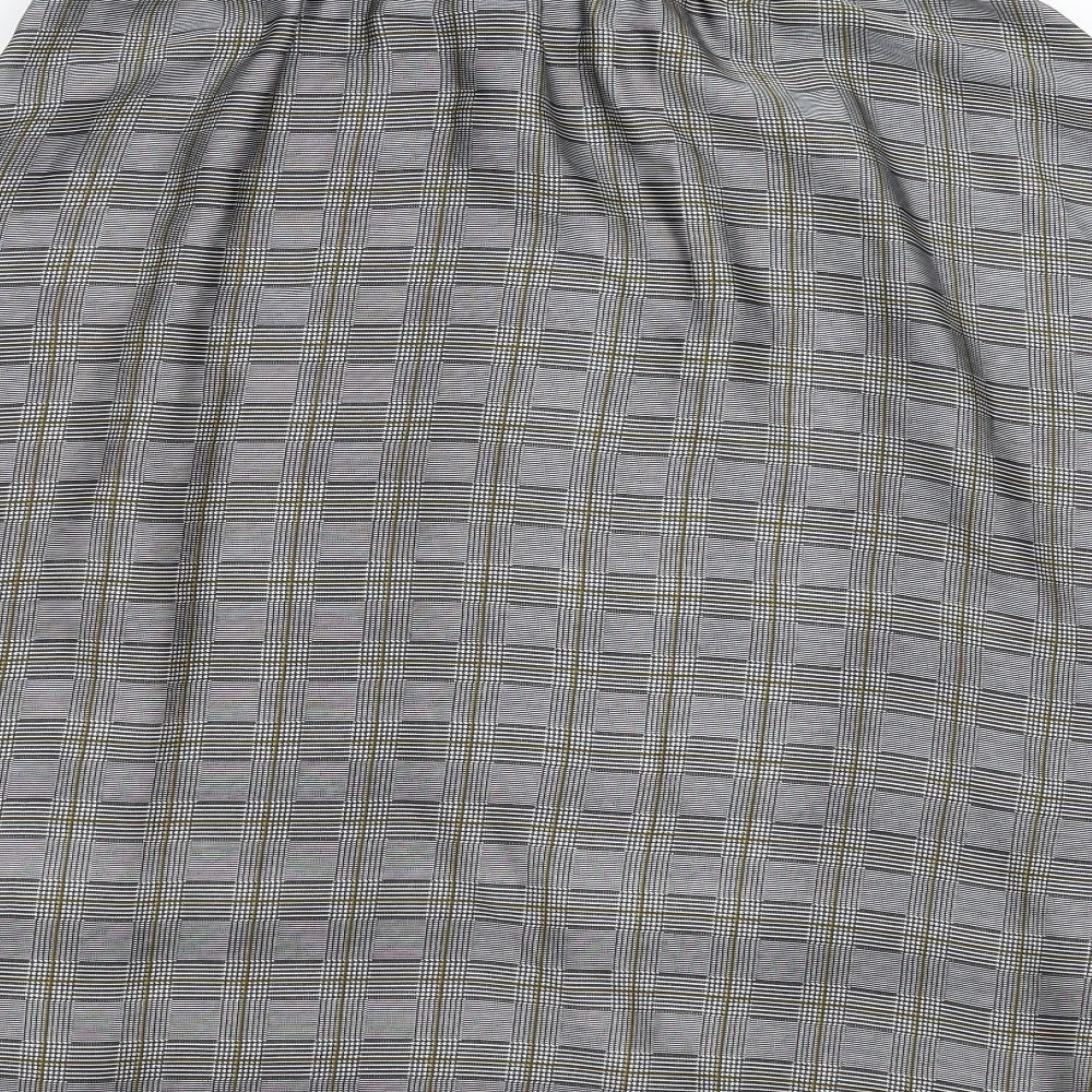 freequent Womens Grey Check  A-Line Skirt Size L