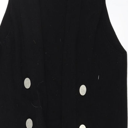 Primark Womens Black   Cardigan Jumper Size S  - Button Detail