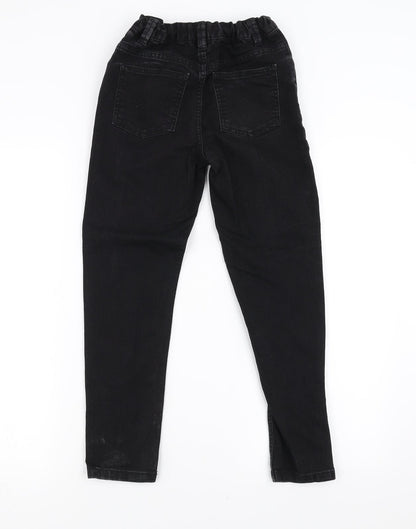 urban outlaws Girls Black  Denim Skinny Jeans Size 10 Years