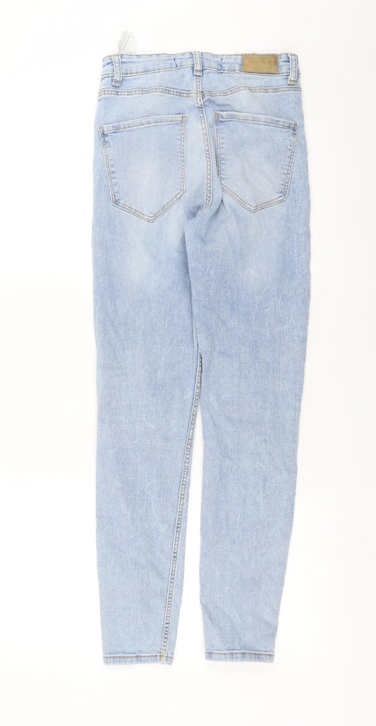 Zara Womens Blue  Denim Skinny Jeans Size 6 L27 in