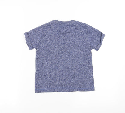 Preworn Boys Blue   Basic T-Shirt Size 4-5 Years  - cool awesome