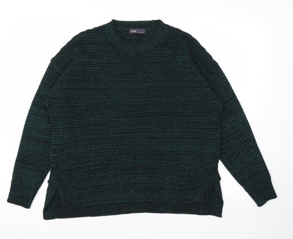 M&S Womens Green   Pullover Jumper Size 14