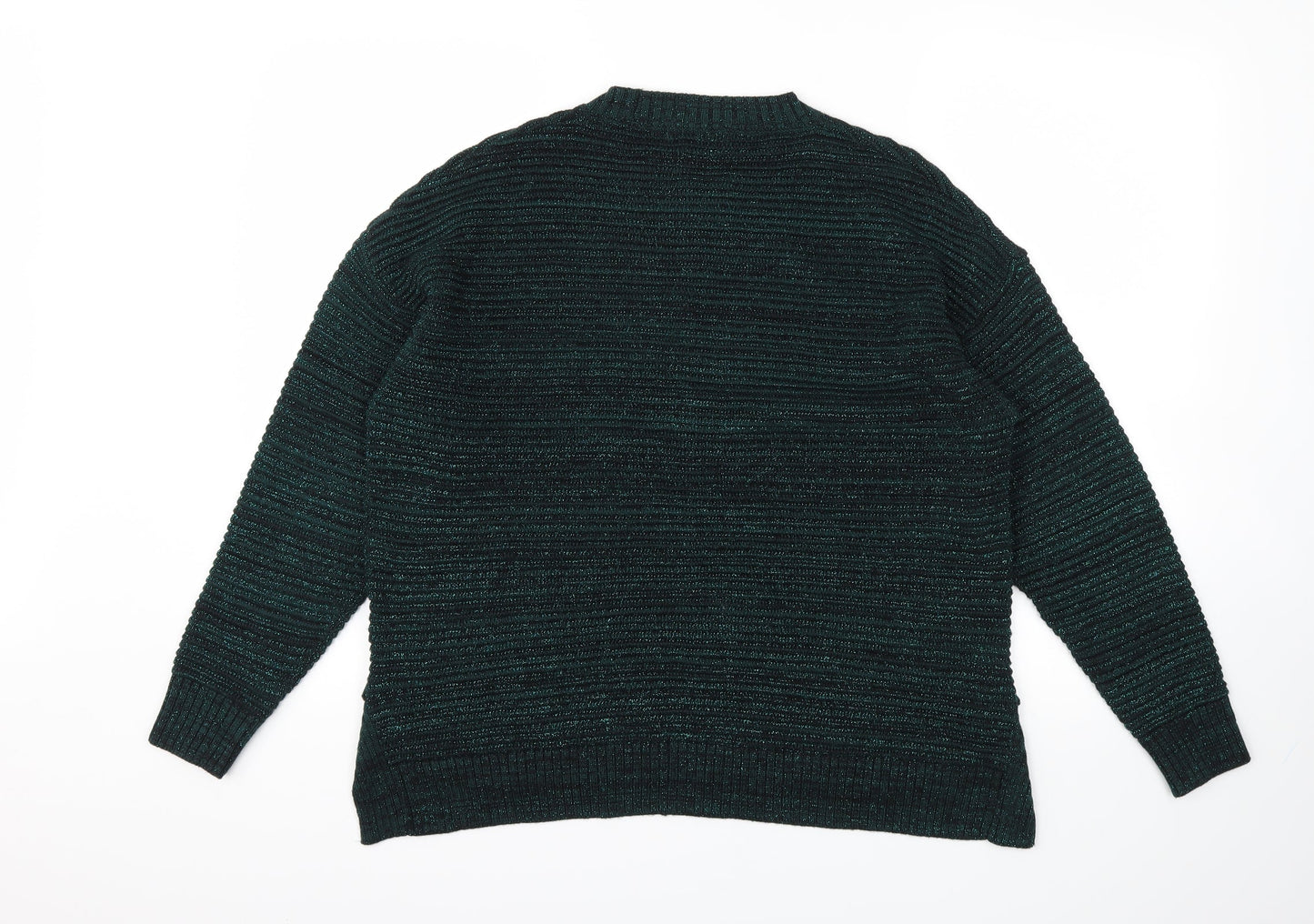 M&S Womens Green   Pullover Jumper Size 14