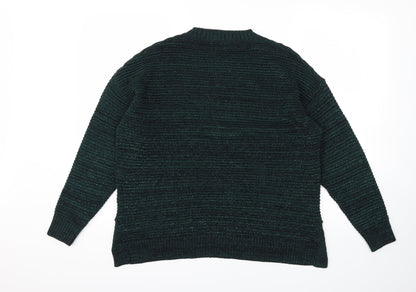 M&S Womens Green   Pullover Jumper Size 14