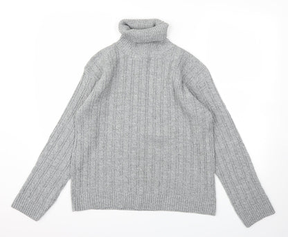 Preworn Womens Grey Houndstooth  Pullover Jumper Size M