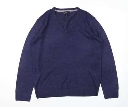 Mens UK Size M Easy Blue Pullover Sweatshirt