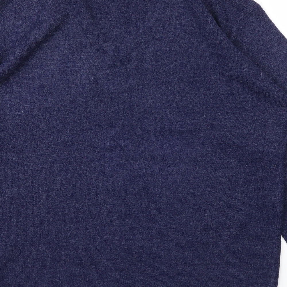 Mens UK Size M Easy Blue Pullover Sweatshirt