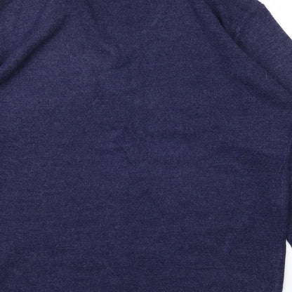Mens UK Size M Easy Blue Pullover Sweatshirt