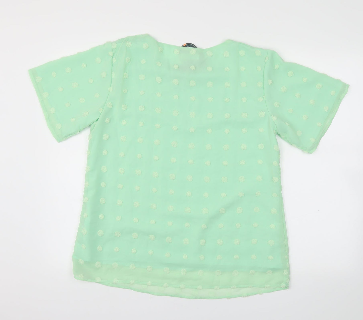 Womens UK Size M Blooming Jelly Green Basic Blouse