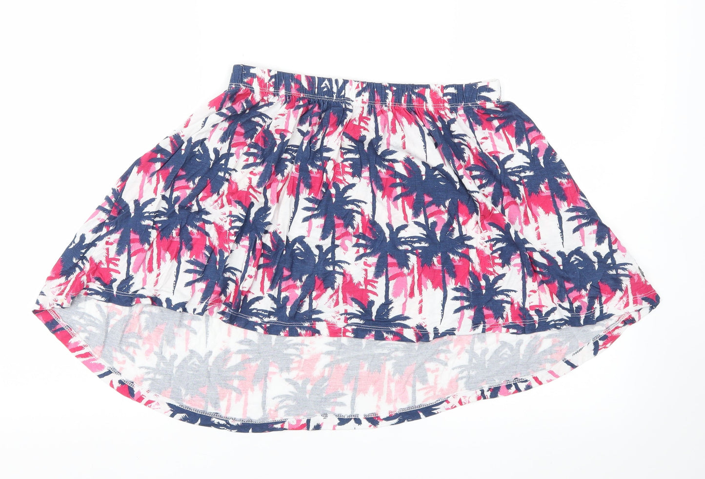 Lee Cooper Girls Blue Argyle/Diamond  Flare Skirt Size 11-12 Years
