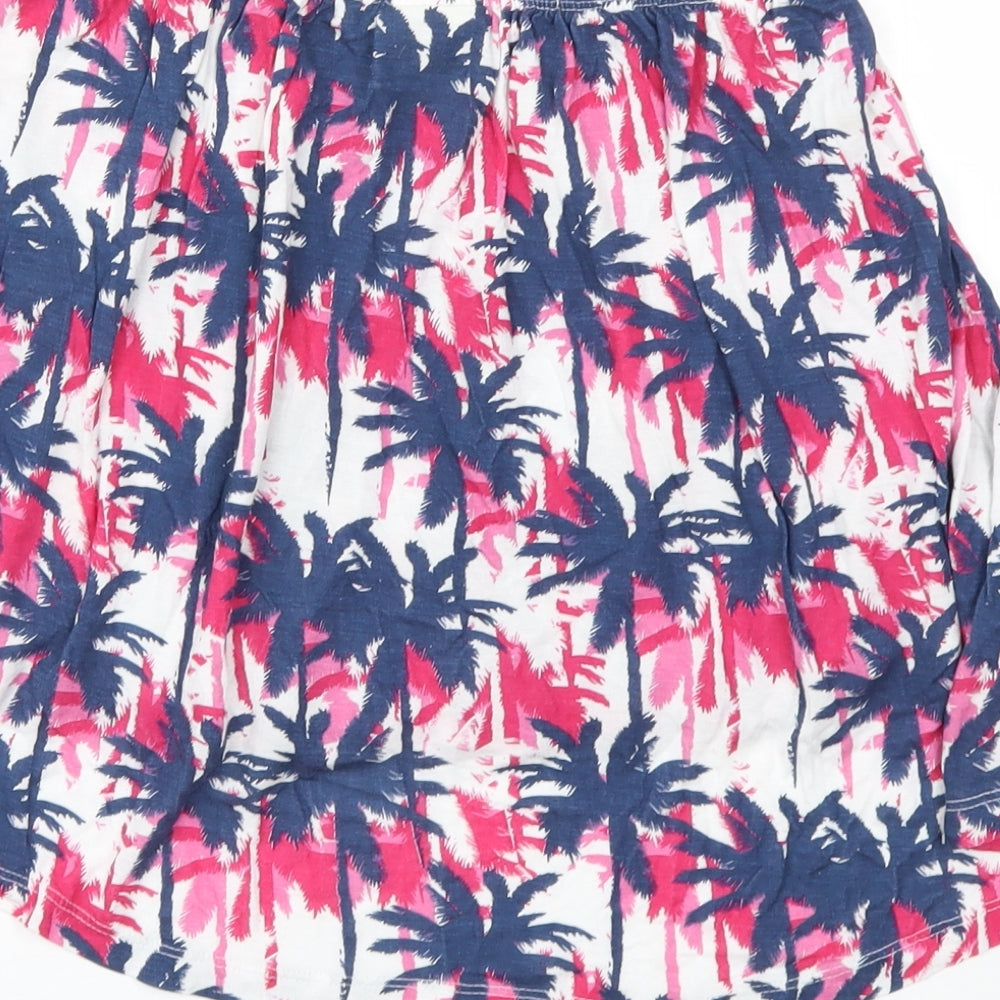Lee Cooper Girls Blue Argyle/Diamond  Flare Skirt Size 11-12 Years