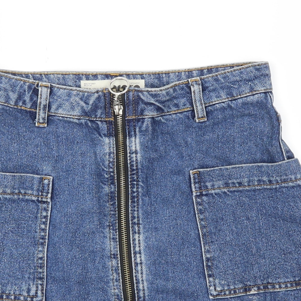 Womens UK Size 8 Topshop A-Line  Skirt