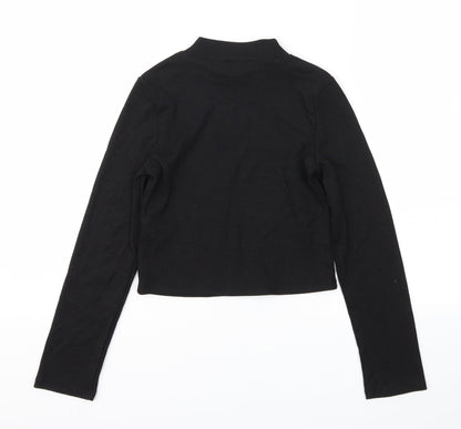 Primark Girls Black   Basic T-Shirt Size 10-11 Years