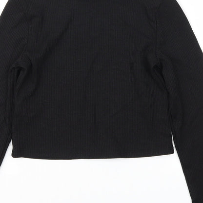 Primark Girls Black   Basic T-Shirt Size 10-11 Years