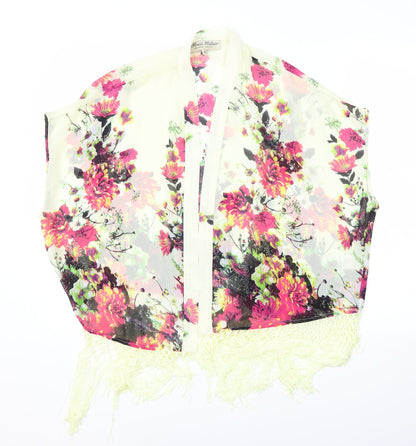 Parsian Collection Womens Multicoloured Floral  Cardigan Jumper Size 8