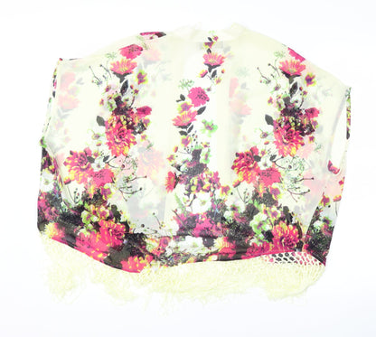 Parsian Collection Womens Multicoloured Floral  Cardigan Jumper Size 8