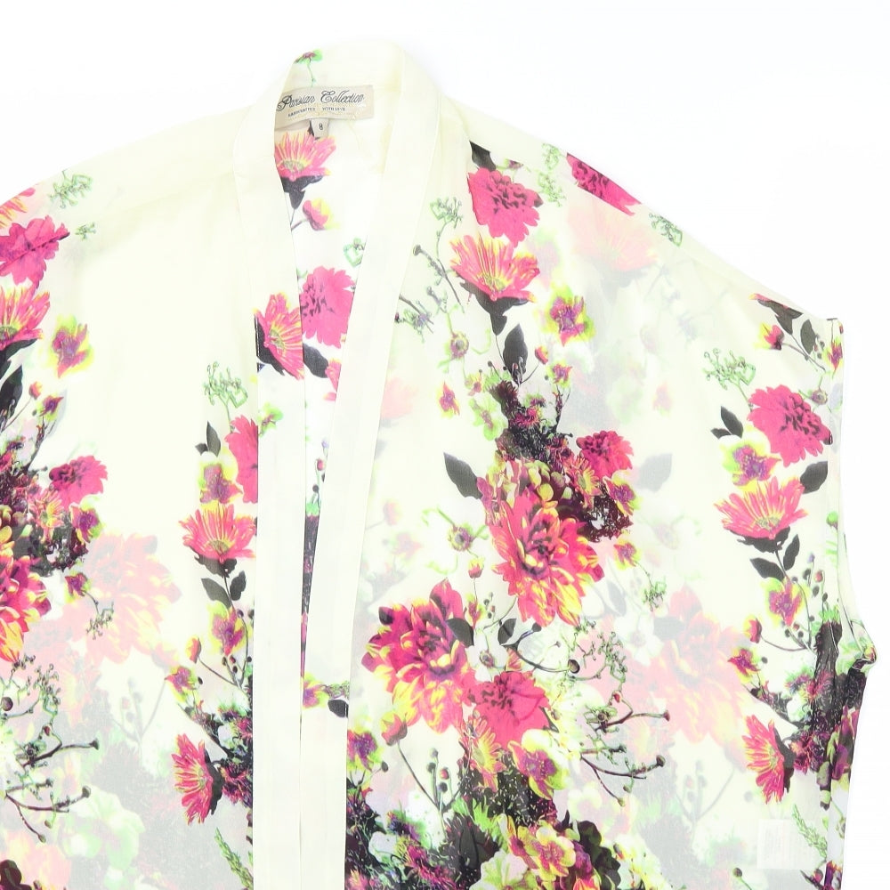 Parsian Collection Womens Multicoloured Floral  Cardigan Jumper Size 8