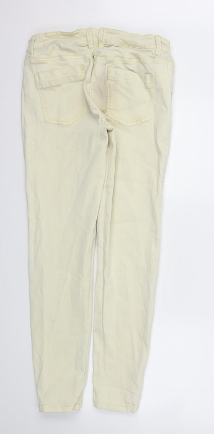 Next  Womens Yellow   Mom Jeans Size 12 L29 in