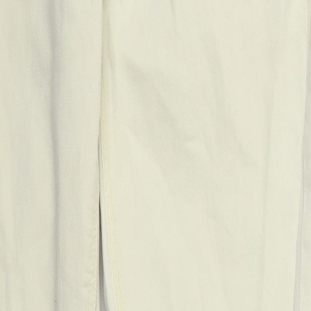 Next  Womens Yellow   Mom Jeans Size 12 L29 in