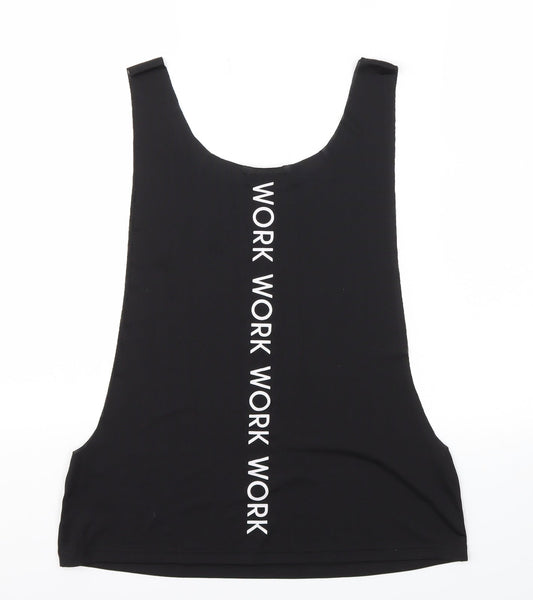 SHEIN  Womens Black   Basic Tank Size S