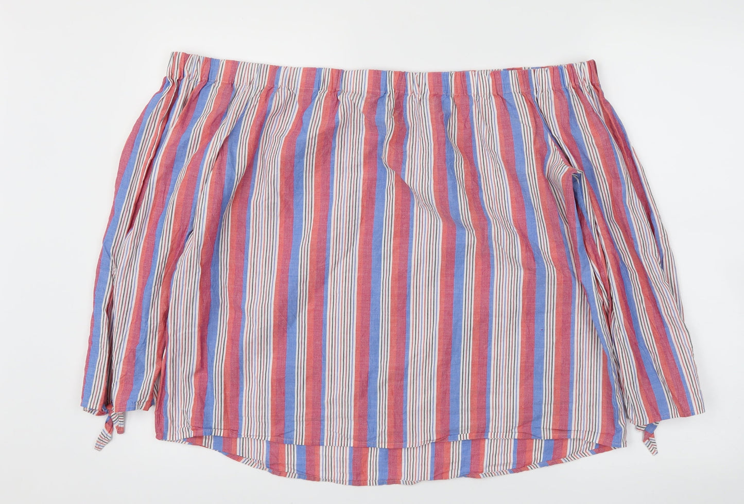 Papaya Womens Multicoloured Striped  Basic T-Shirt Size 16