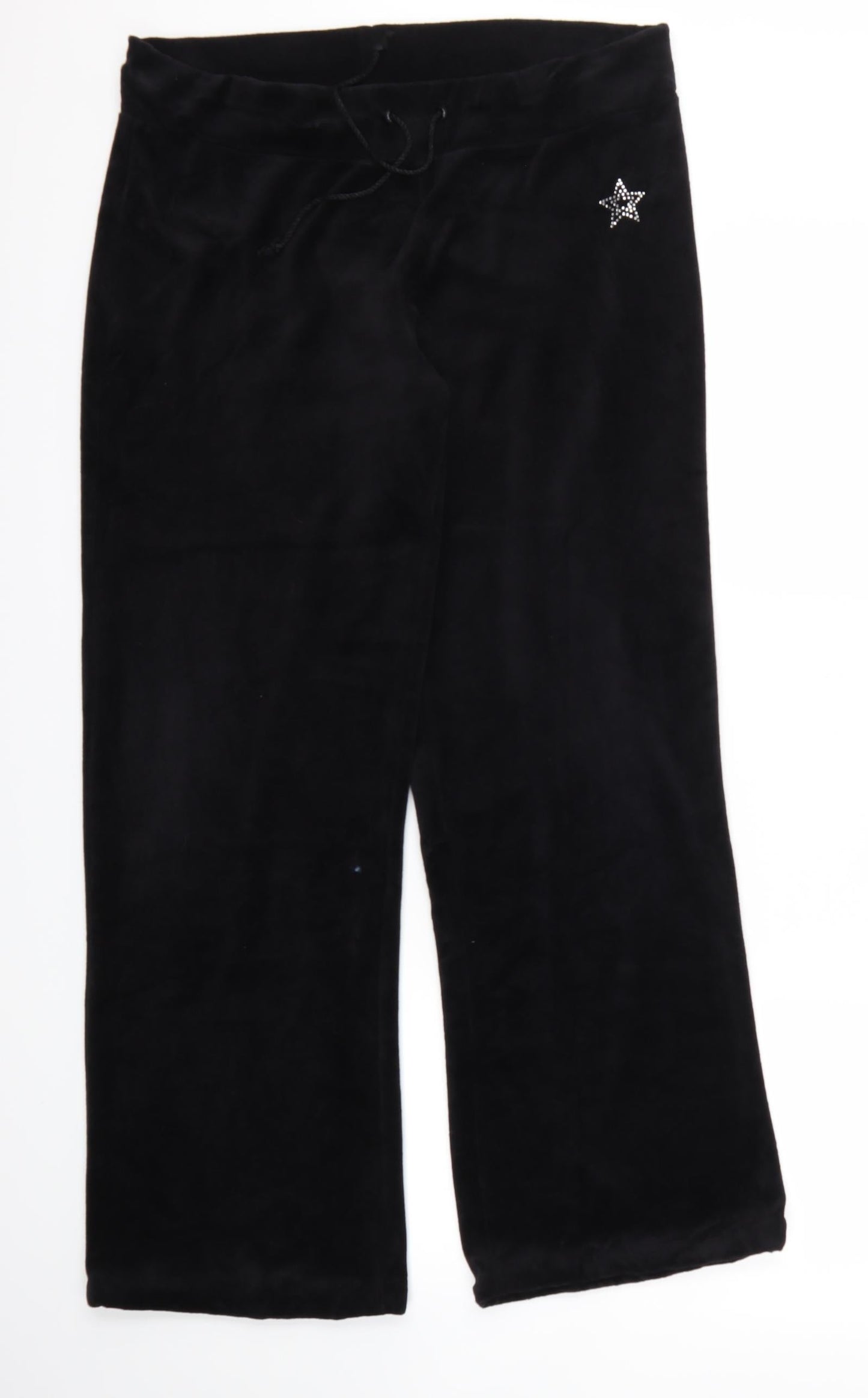 Secret Womens Black   Trousers  Size 16 L30 in